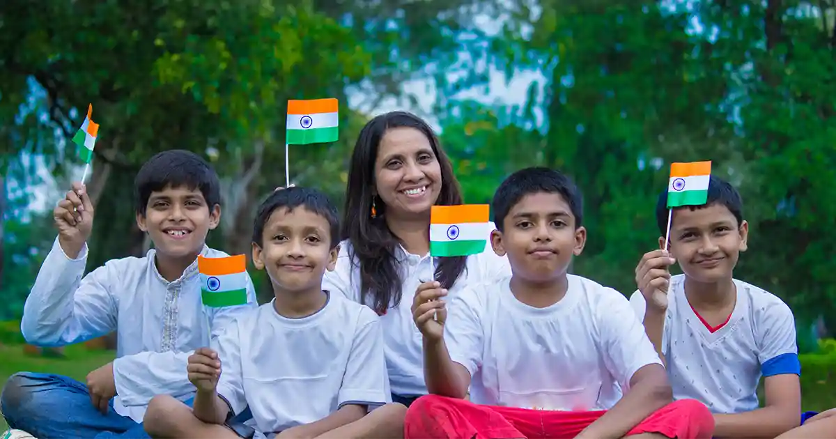 Independence Day Flags for Schools