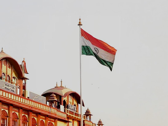 Giant Indian National Flag 48x72 feet