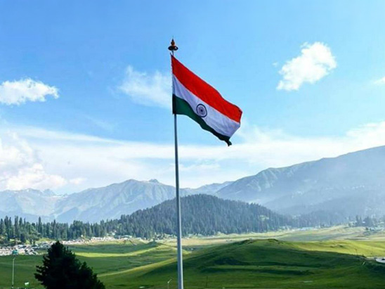 GIANT Indian National Flag 60x90 feet