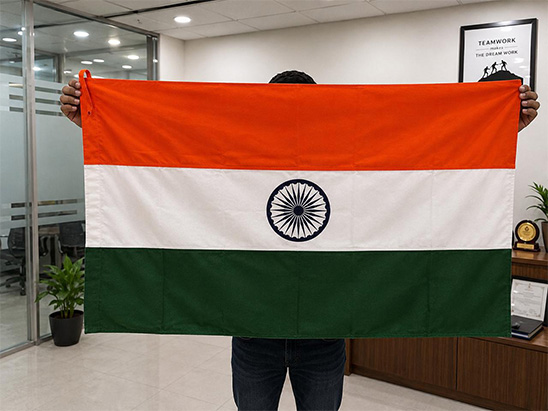 Velvet Indian Flag
