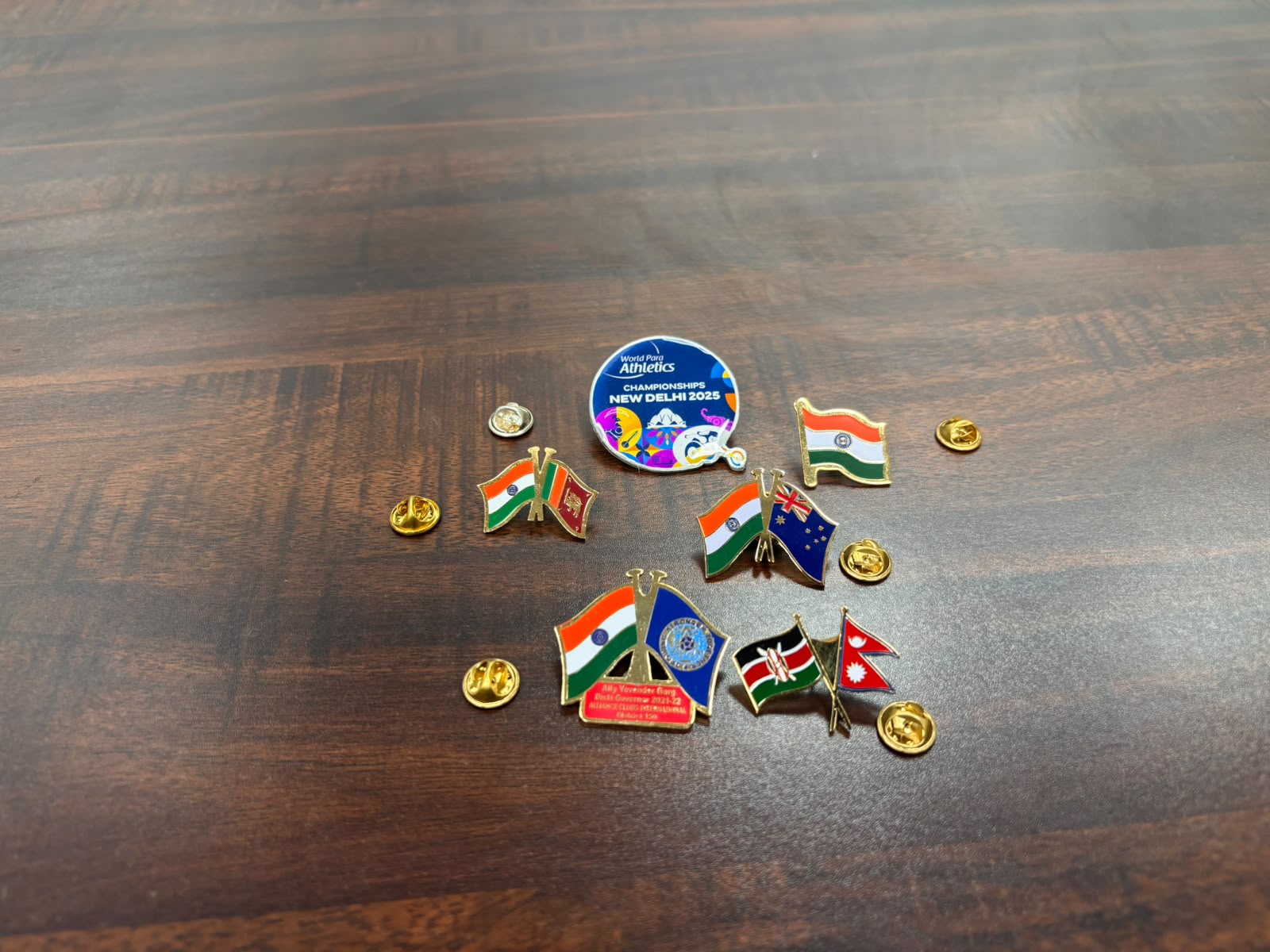 Indian Flag Lapel Pin - Butterfly — Buy Online India